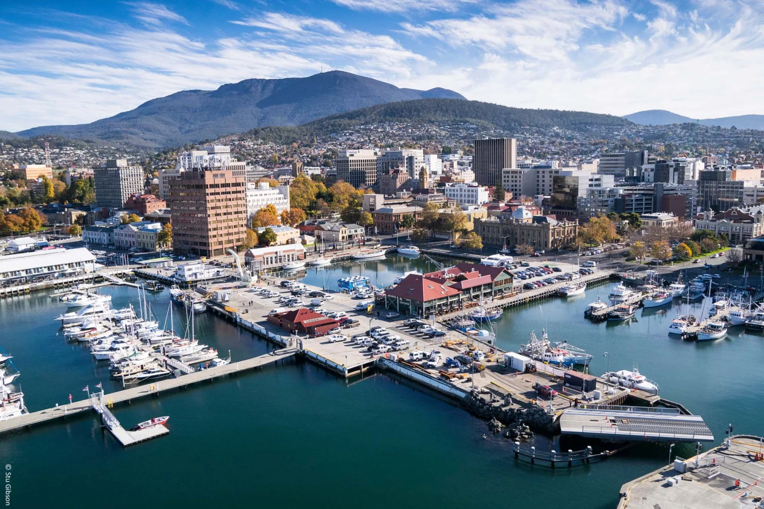 Aerial View of Hobart - Tasmania