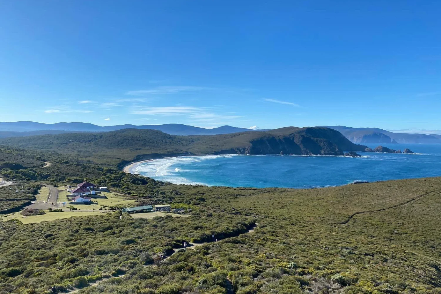 Bruny Island view from lighthouse