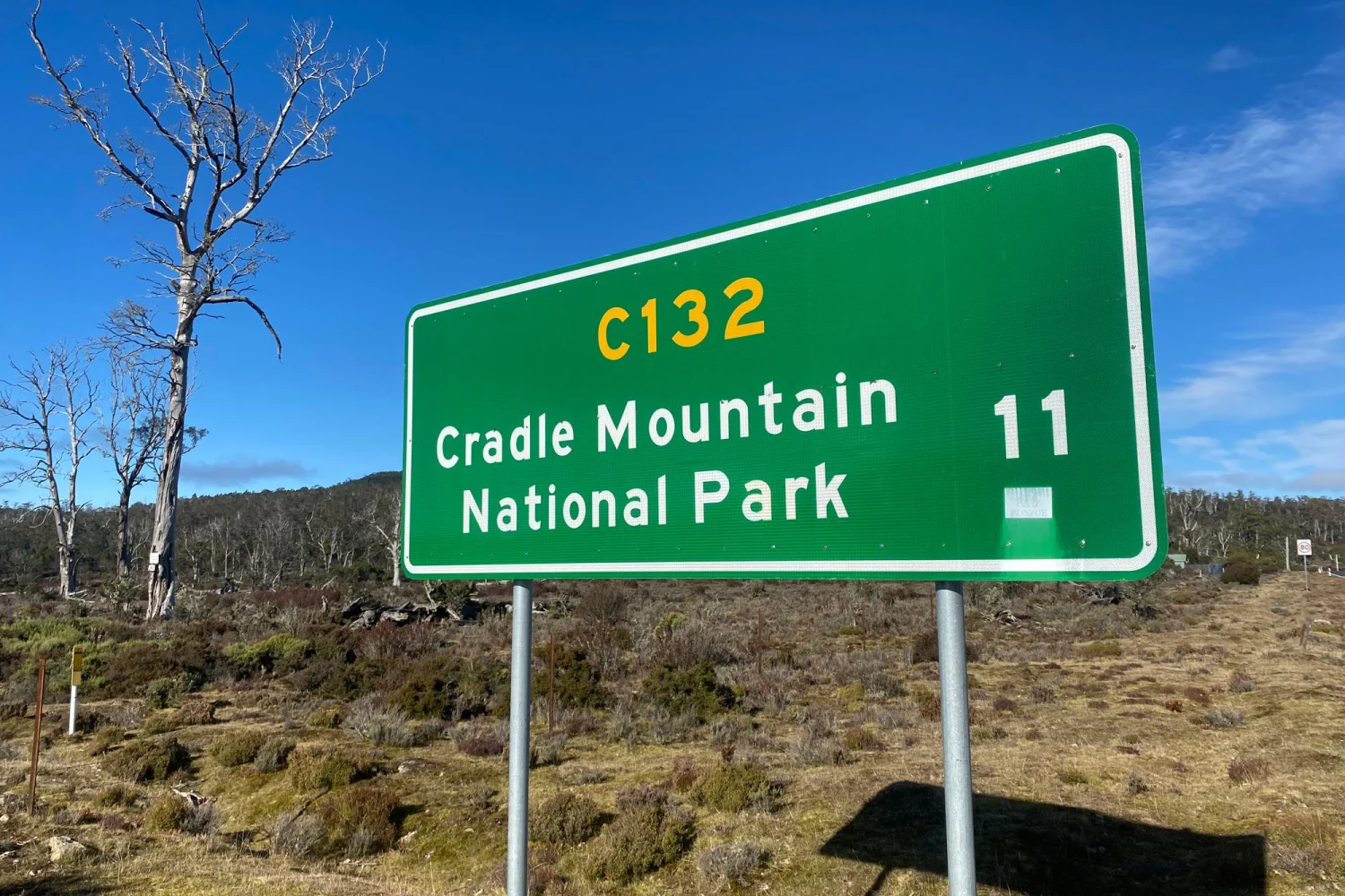 sign post Cradle Mountain