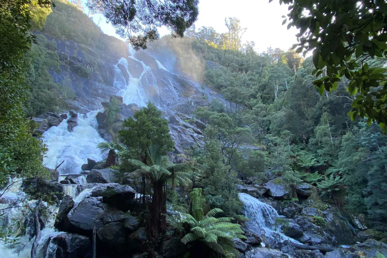 St Colombo Waterfall from below